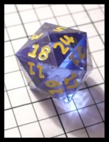 Dice : Dice - 24D - Gamescience Blue Transparent - FA collection buy Dec2010